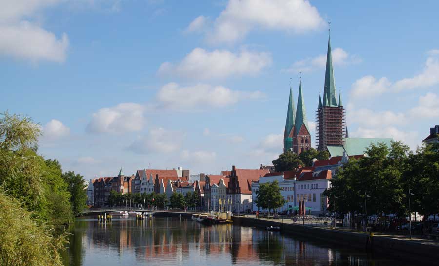 Malerwinkel in der Hansestadt Lübeck